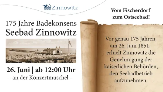175  Jahre Badekonsens Seebad Zinnowitz
