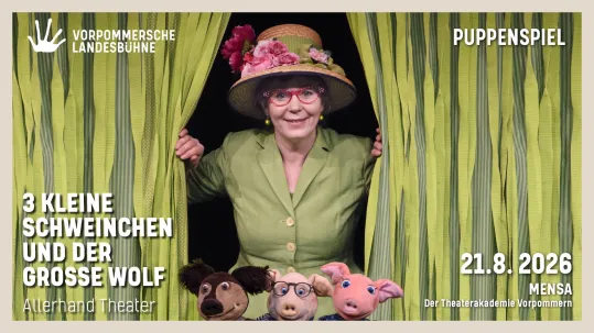 allerhand Theater - 3 kleine Schweinchen und der grosse graue Wolf