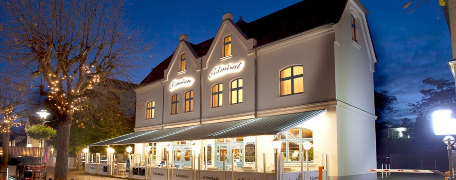 Gemütliche Terrasse vom Restaurant Admiral in Zinnowitz – Genuss & Kulinarik im Ostseeurlaub