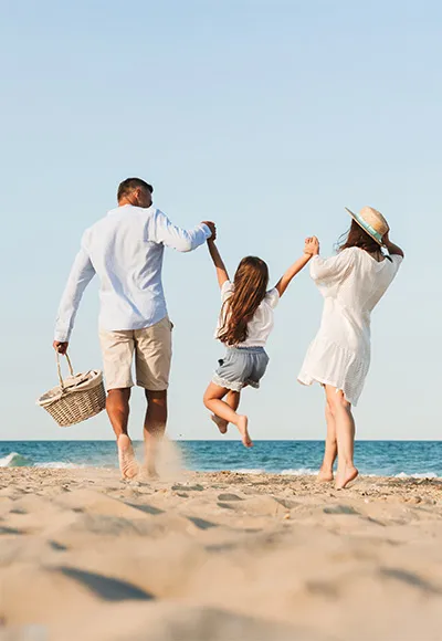 Als Familie am Strand von Zinnowitz den Urlaub genießen – Ostseeurlaub mit Meerblick