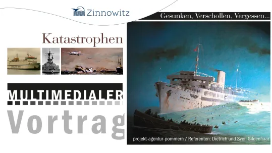 Multimedialer Vortrag: "Gesunken und Verschollen – Katastrophen und Schiffschicksale