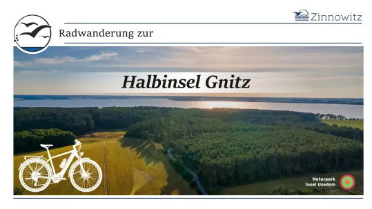 Radwanderung zur Halbinsel Gnitz