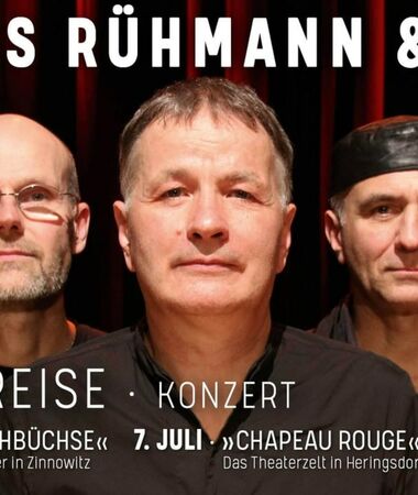 Erlebt Thomas Rühmann & Band live in Zinnowitz an der "Blechbüchse"! Persönliche Geschichten und poetische Musik beim Konzert „Lebensreise“. Tickets sichern für einen unvergesslichen Abend.
