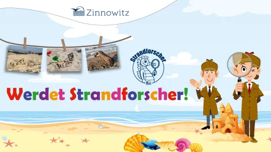 Kleine Strandforscher