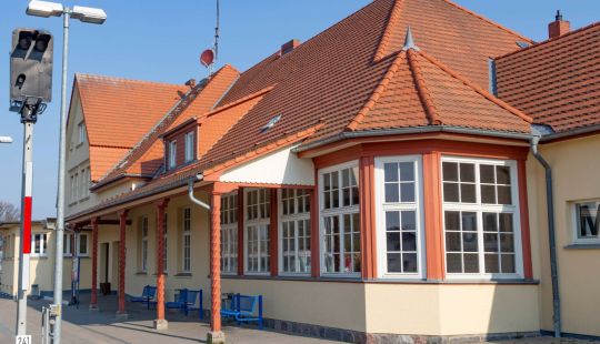Historischer Bahnhof in Zinnowitz, in dem ihr das Heimat- und Eisenbahnmuseums besuchen könnt – spannende Einblicke in die Ostsee-Geschichte