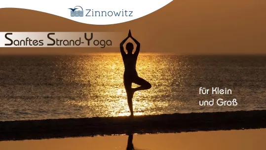 Sanftes Strand-Yoga für Klein und Groß