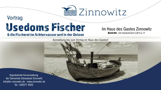 Vortrag: "Usedoms Fischer & die Fischerei im Achterwasser und in der Ostsee"
