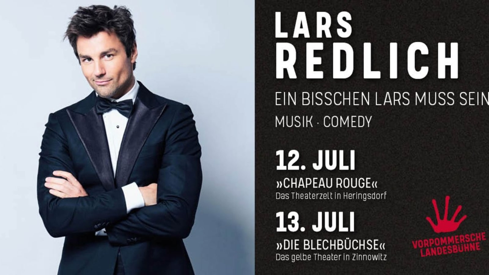 Erlebt Lars Redlich live - Comedy, Musik und Improvisation - Ein humorvoller Abend voller Überraschungen im Theater an der Blechbüche
