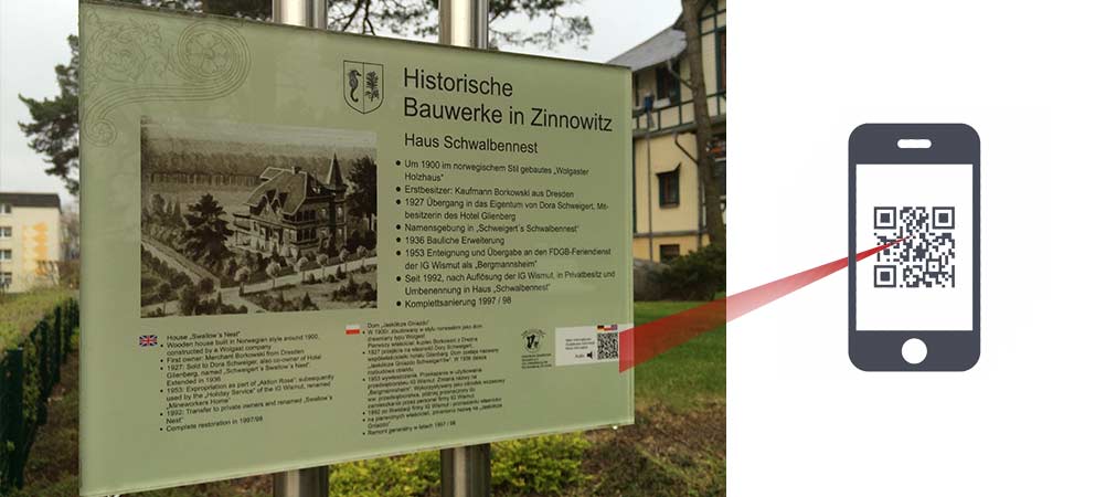 Zinnowitzer Baudenkmäler - Qr Code Tour